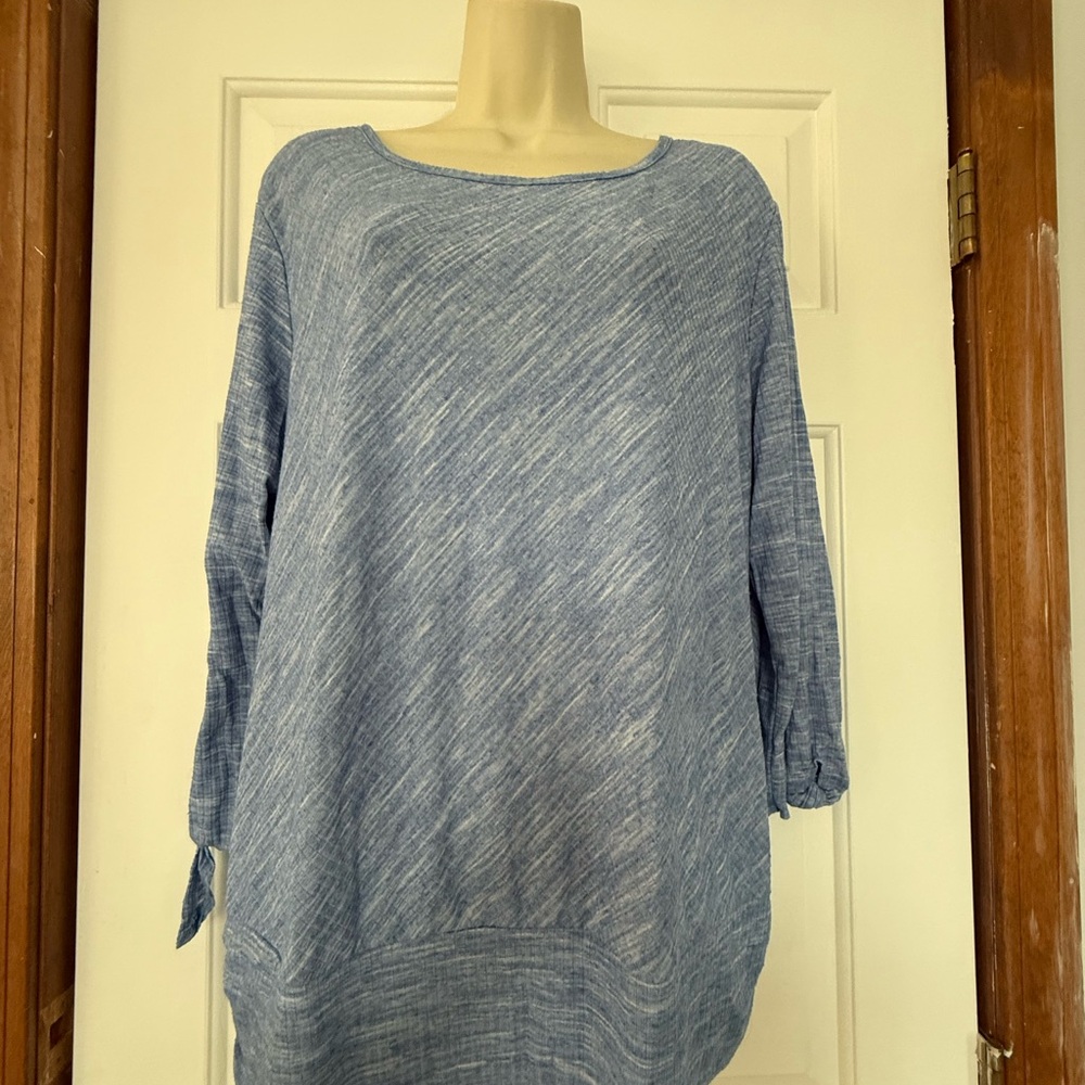 Apt. 9 Sky Blue Casual Tee